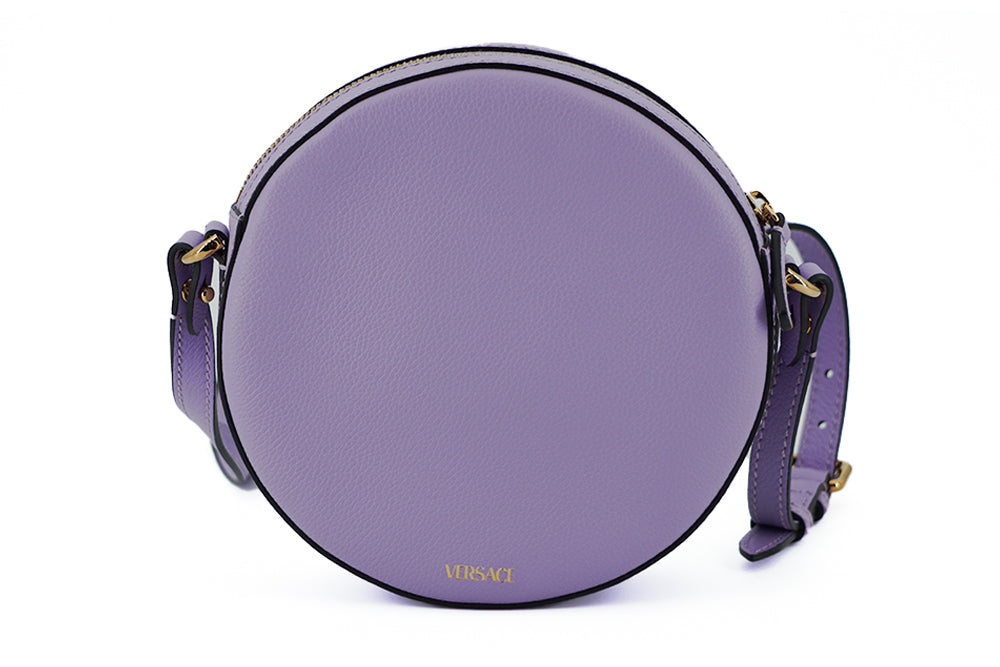 Elegant Purple Round Shoulder Bag