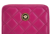 Thumbnail for Elegant Purple Quilted Leather Wallet