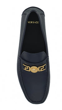 Thumbnail for Elegant Navy Blue Calf Leather Loafers