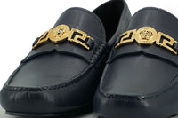 Thumbnail for Elegant Navy Blue Calf Leather Loafers