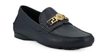 Thumbnail for Elegant Navy Blue Calf Leather Loafers