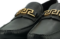 Thumbnail for Elegant Black Calf Leather Men's Loafers