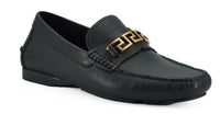 Thumbnail for Elegant Black Calf Leather Men's Loafers