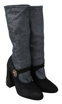 Thumbnail for Glamorous Crystal-Embellished Booties