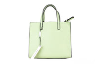 Thumbnail for Jacobs Mini Grind Mint Green Pebbled Leather Crossbody Tote Handbag Purse