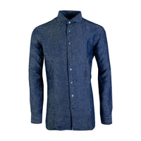 Thumbnail for Dapper Denim-Effect Linen Shirt