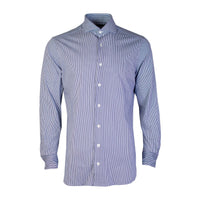 Thumbnail for Elegant Light Blue Striped Gentleman's Shirt