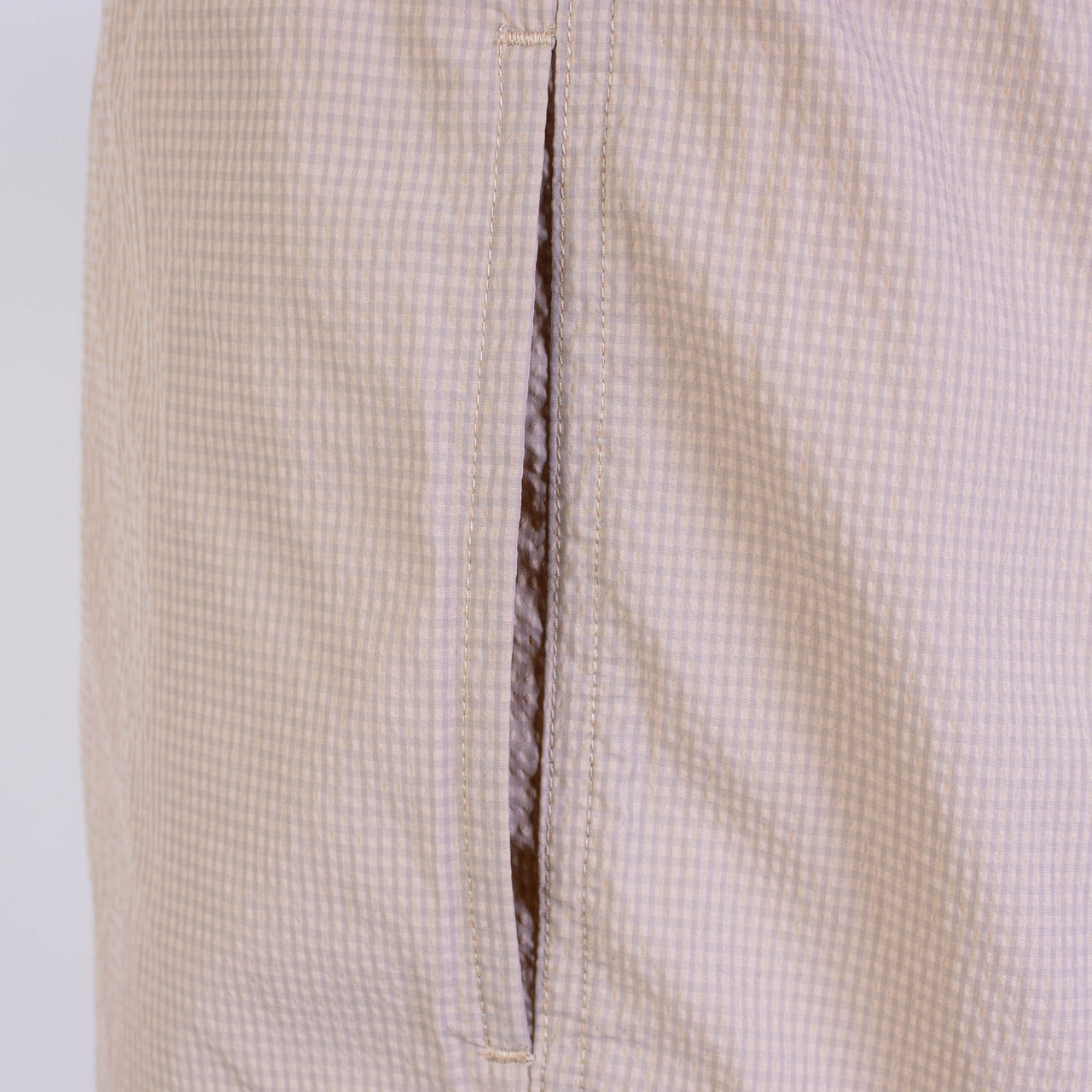 Chic Beige Swim Shorts for Fashion-Forward Men