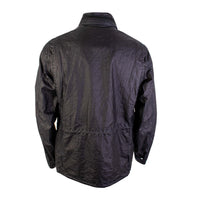 Thumbnail for Sleek Black Tech Fabric Overshirt Jacket