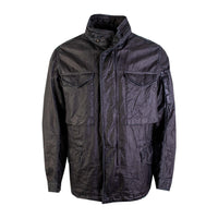 Thumbnail for Sleek Black Tech Fabric Overshirt Jacket