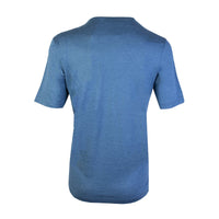 Thumbnail for Powder Blue Wool T-Shirt with Embroidered Detail