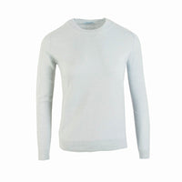 Thumbnail for Elegant Light Blue Cashmere Crewneck Sweater