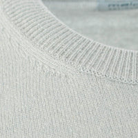 Thumbnail for Elegant Light Blue Cashmere Crewneck Sweater