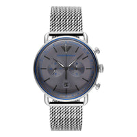 Thumbnail for Sophisticated Silver Steel Chronograph Watch