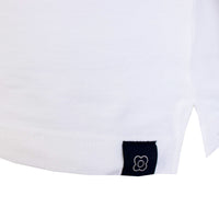 Thumbnail for Elegant Knit-Effect White Polo Shirt