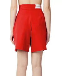 Thumbnail for Chic Pink Bermuda Shorts with Comfort Stretch