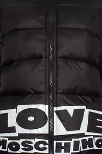 Thumbnail for Chic Nylon Down Jacket with Bold Logo