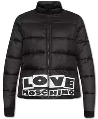 Thumbnail for Chic Nylon Down Jacket with Bold Logo