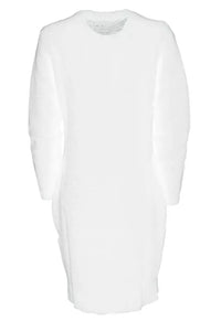 Thumbnail for Chic Heart Pattern Knit Dress in White