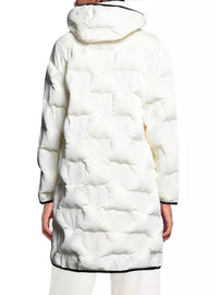 Thumbnail for Chic Quilted Heart Long Down Jacket