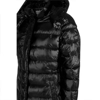 Thumbnail for Chic Long Down Jacket with Hood for Women