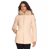 Thumbnail for Chic High-Collar Hooded Women's Jacket with Fur