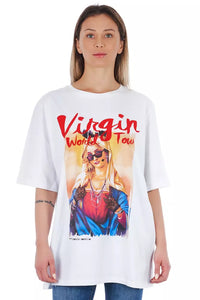 Thumbnail for Oversized Cotton Tee with Chic Prints