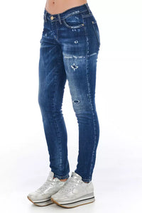 Thumbnail for Chic Worn Wash Skinny Denim Jeans