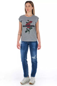 Thumbnail for Blue Cotton Blend Worn Wash Jeans