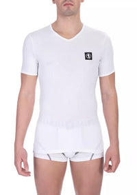 Thumbnail for Chic V-Neck Bi-Pack T-Shirts in White