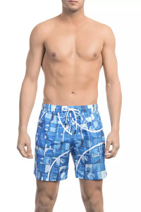 Thumbnail for Elegant Light Blue Swim Shorts