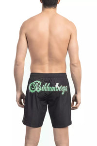 Thumbnail for Elegant Black Logo Swim Shorts