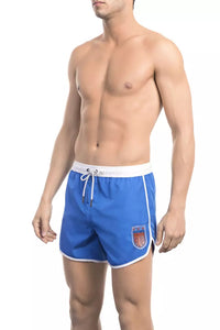 Thumbnail for Chic Maritime Bliss Men's Swim Shorts