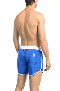 Thumbnail for Chic Maritime Bliss Men's Swim Shorts