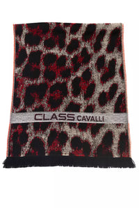 Thumbnail for Burgundy Animalier Fantasy Logo Scarf
