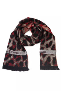 Thumbnail for Burgundy Animalier Fantasy Logo Scarf