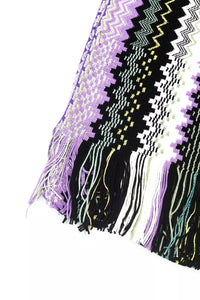 Thumbnail for Geometric Fantasy Fringed Scarf