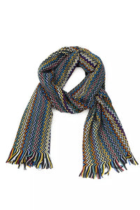 Thumbnail for Geometric Fantasy Chic Fringed Scarf