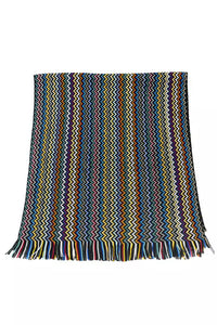 Thumbnail for Geometric Fantasy Chic Fringed Scarf