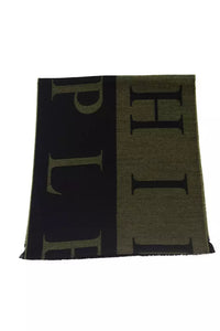 Thumbnail for Elegant Green Fringed Scarf