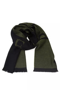 Thumbnail for Elegant Green Fringed Scarf