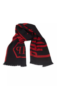 Thumbnail for Elegant Fringed Red Scarf