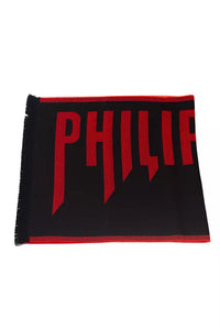 Thumbnail for Elegant Fringed Red Scarf
