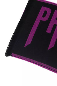 Thumbnail for Elegant Purple Wool-Blend Scarf