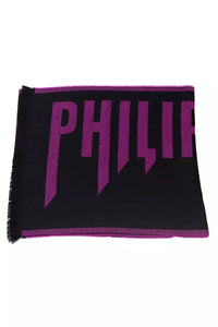 Thumbnail for Elegant Purple Wool-Blend Scarf