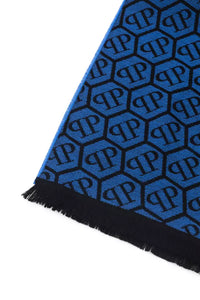 Thumbnail for Chic Monogram Fringed Scarf