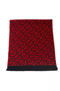 Thumbnail for Elegant Fringed Monogram Scarf