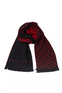Thumbnail for Elegant Fringed Monogram Scarf