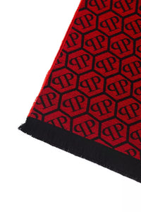 Thumbnail for Elegant Fringed Monogram Scarf