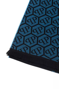Thumbnail for Elegant Fringed Monogram Scarf